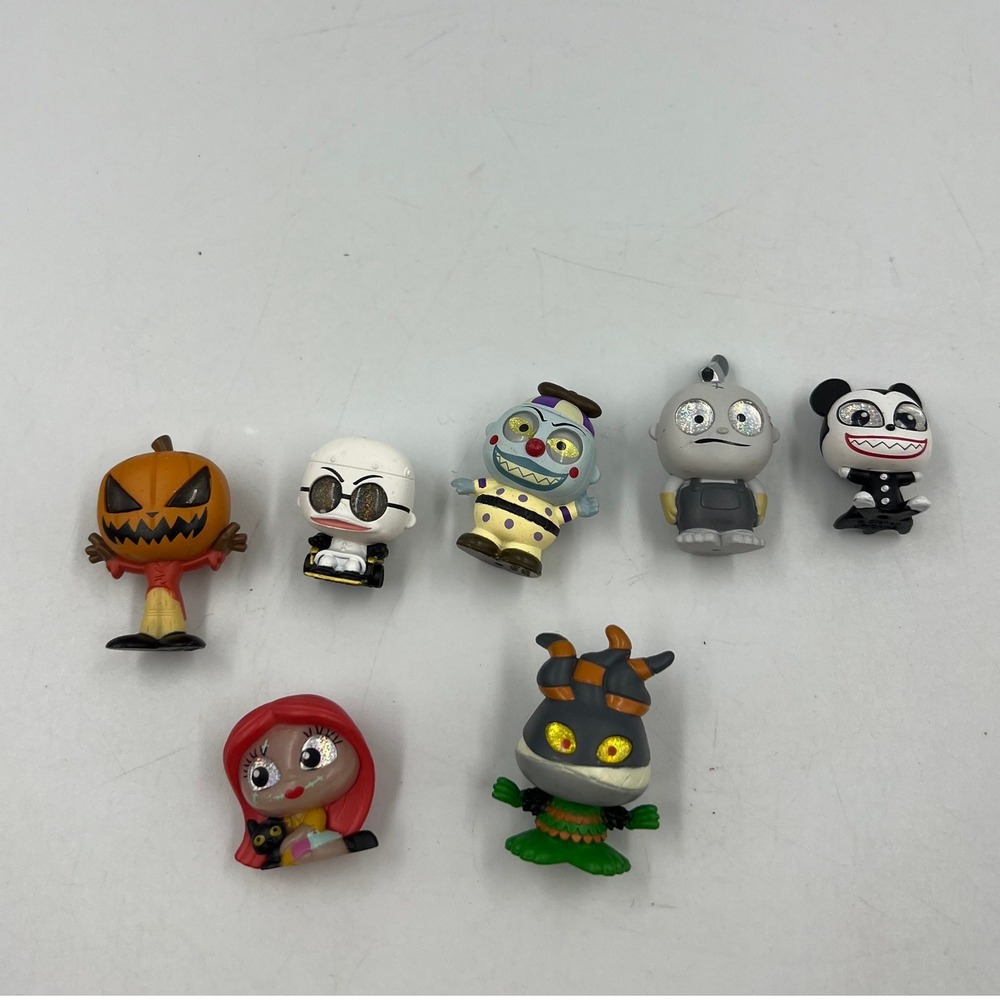 Disney Doorables Nightmare Before Christmas Lot 7 Figures Sally Pumpkin King